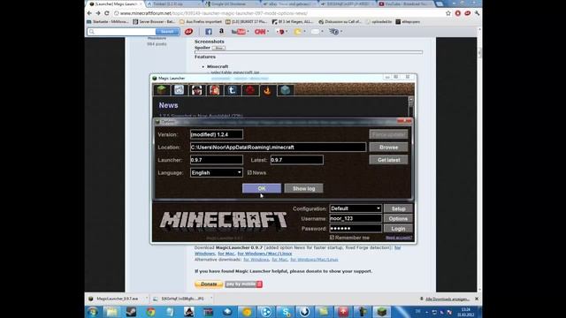 "Minecraft has run out of memory" FIX [1.2.3-1.2.4][ENG/GER HD] смотреть онлайн