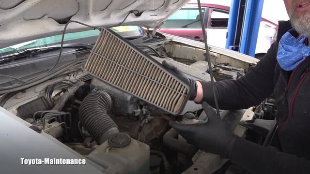 Toyota V6 4.0 Liter 1GR-FE Engine Air Filter Replacement