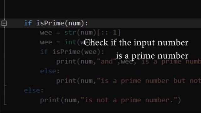 Emirp number checker (Python 3.7) смотреть онлайн