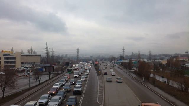 Обычные пробки Алматы. 02.03.2022 смотреть онлайн