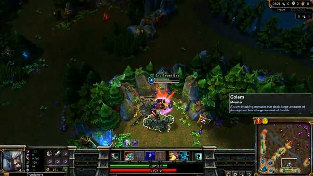 HD League of Legends season 2 tryndamere JUNGLE guide смотреть онлайн