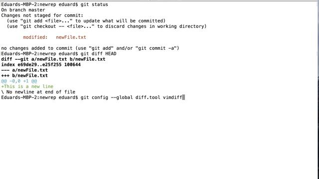 Learning GIT - Lesson 18 - How to Compare the Working Area to the Repository - Introducing DIFFTOOL смотреть онлайн