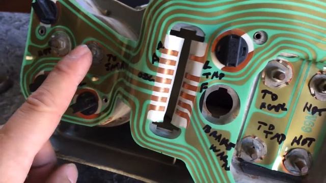 1970 Ford Mustang Mach 1 Instrument Cluster Gauges Wiring смотреть онлайн