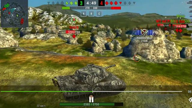 •Wot Blitz•E 100 бой на мастера! Тащим команду• смотреть онлайн