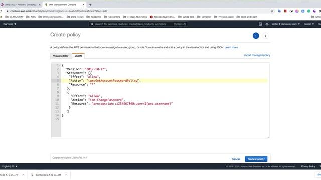 AWS IAM Policy nasıl Oluşturulur? | JSON ve Visual Editor | Amazon Web Services смотреть онлайн