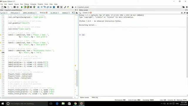 Python tutorial (13){GUI..GAME---flames......} смотреть онлайн