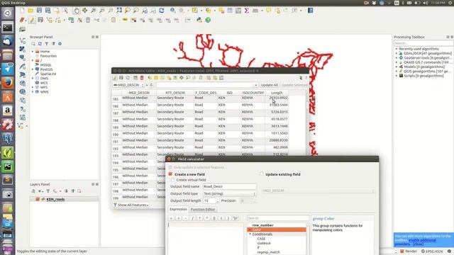 Using Field Calculator in QGIS смотреть онлайн