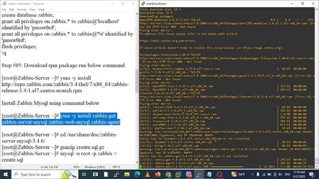 ZABBIX Server Installation On CentOS 7 смотреть онлайн