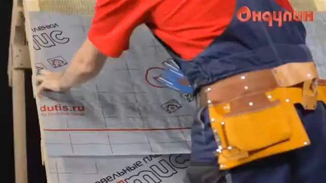 Монтаж пленок Ондутис на утепленной кровле с двумя вентиляционными зазорами Лента самоклеющаяся Онд смотреть онлайн
