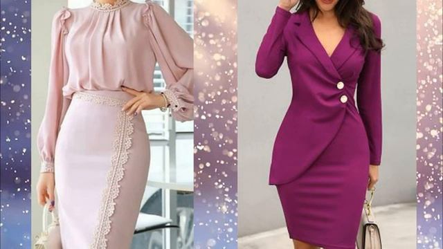 МОДНЫЕ ПЛАТЬЯ ОСЕНЬ-ЗИМА САМЫЕ МОДНЫЕ МОДЕЛИ ФАСОНЫ смотреть онлайн