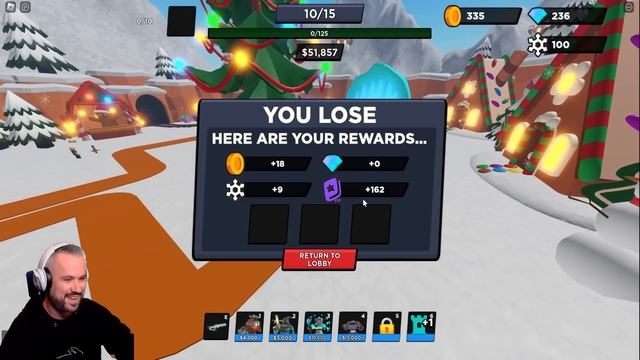 NOOBS DESTROYED BY GINGERBREAD KING - Noob To Pro World Defenders Roblox смотреть онлайн