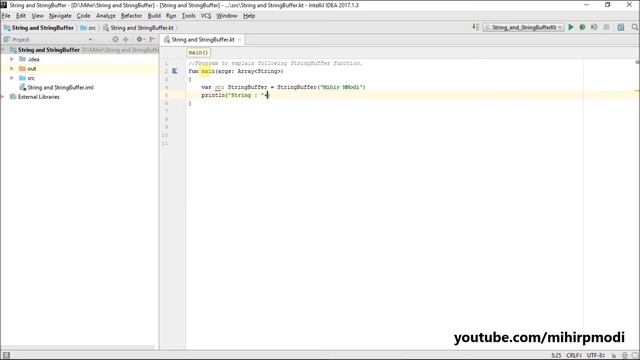 #271 Kotlin Tutorial | String buffer.deleteCharAt() смотреть онлайн