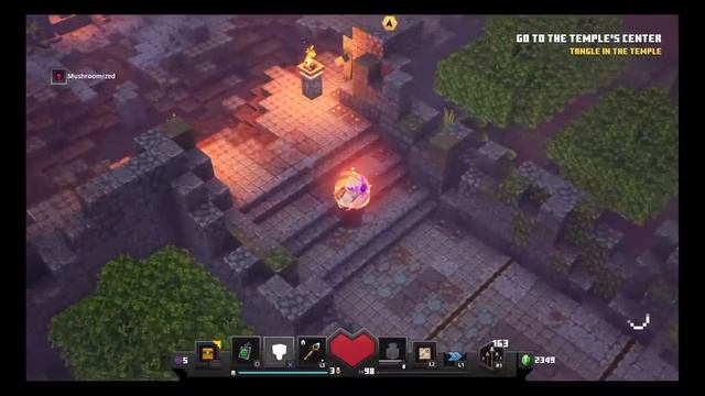 Did grinding offline, and now we finish the Island Realms in Minecraft Dungeons смотреть онлайн