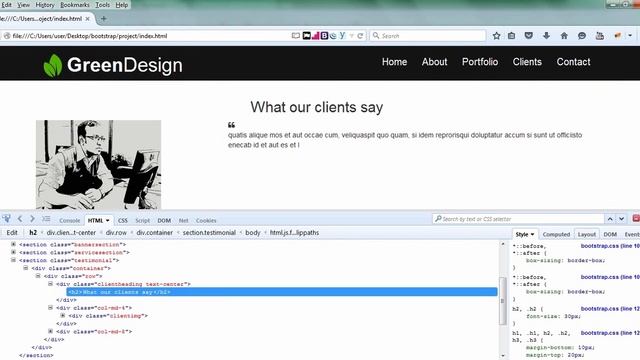 Building Website with Bootstrap (Part-05) смотреть онлайн
