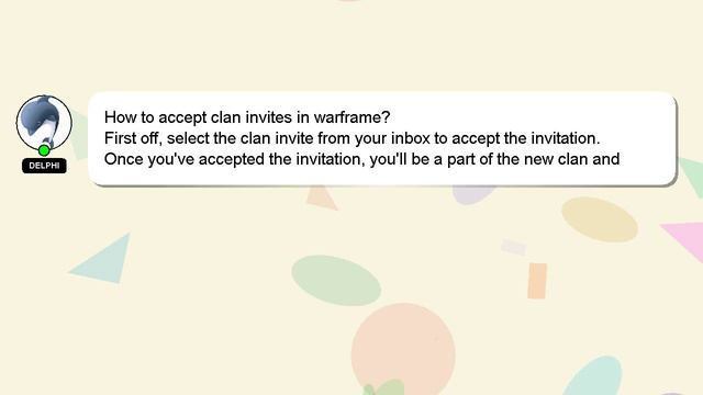 How to accept clan invites in warframe? смотреть онлайн