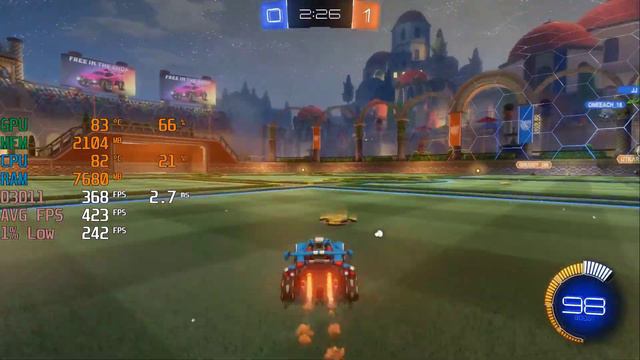 Rocket League  - I5 11400F + RTX 3080 Ti - 1080p Max Settings - FPS Benchmark Test