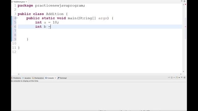 Add two numbers program in Java without user input Write A Program Add of Two Numbers Java (in Hind смотреть онлайн