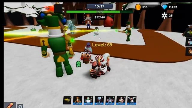 ROBLOX WORLD DEFENDERS CHRISTMAS EVENT | KRAMPUS CABIN | NUTCRACKER смотреть онлайн