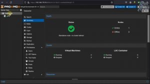 Proxmox Установка и обзор функций WebUI