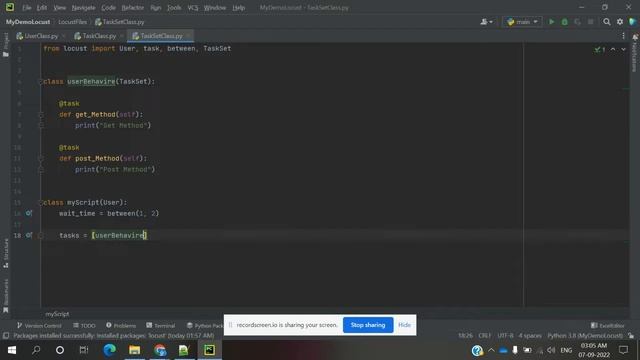 Locust Beginner Class 10: Declaring tasks inside taskSet Class смотреть онлайн