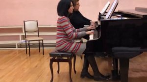 Тамара Погосова - Astor Piazzolla - Libertango - Фортепианный дуэт с Армине Согомонян