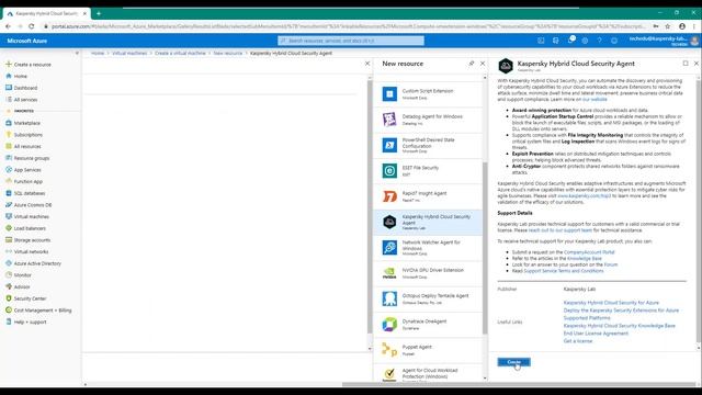 Demo 14: Install Kaspersky Security for Windows Server using Azure Extensions смотреть онлайн