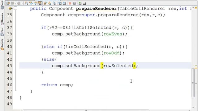 How to Customize JTable with Color of rows in Java Netbeans смотреть онлайн
