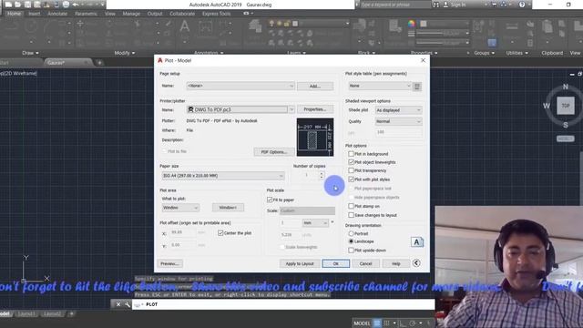 DWG to PDF II DWG to JPG Image II DWG to PNG Image in AutoCAD 2019 in Hindi смотреть онлайн