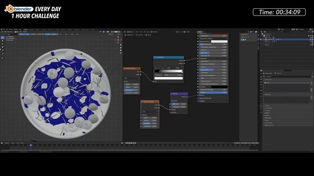 Making Pizza with Geometry Nodes - Blender Every Day #247 смотреть онлайн