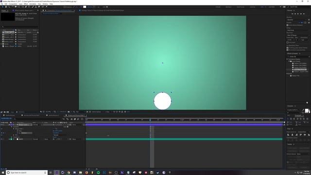 After Effects Tutorial - Inertia Bounce & Bounce Back Expressions смотреть онлайн