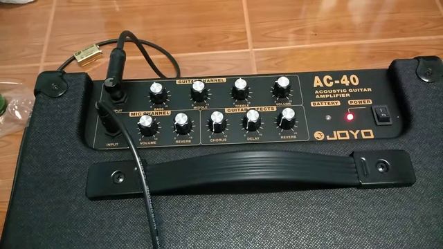 รีวิว แอมป์กีตาร์อะคูสติก Joyo Ac40