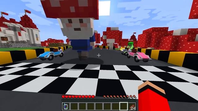 Stuck INSIDE My FRIEND'S HEAD In Minecraft! смотреть онлайн