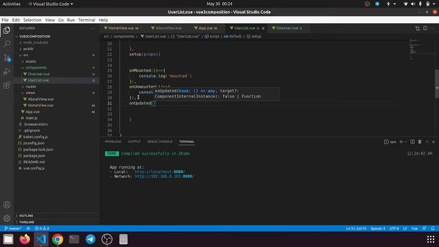 Vue3.js 6-dars. Composition API Lifecycle Hooks смотреть онлайн