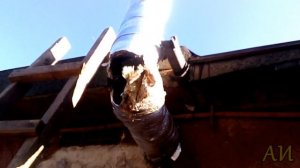 Утепление дымовой трубы