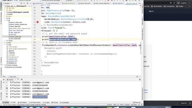 Flutter Tutorial for Beginners 24 Firebase Authentication смотреть онлайн