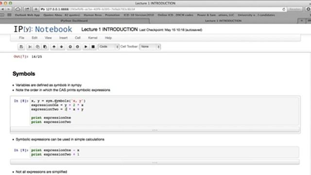 101 Introduction to Sympy смотреть онлайн