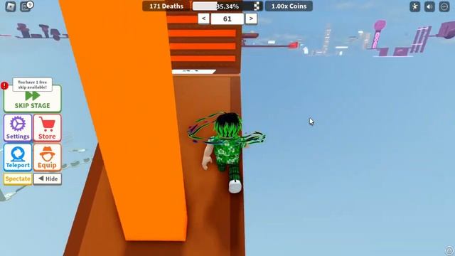 В ЭТОМ ВИДЕО Я ИГРАЮ В ОББИ БЕЗ ПРЫЖКОВ В ИГРЕ ROBLOX! смотреть онлайн