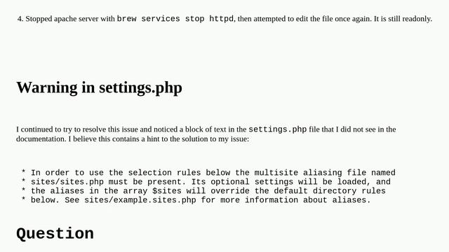 Drupal: How do I edit settings.php when it is read-only? смотреть онлайн