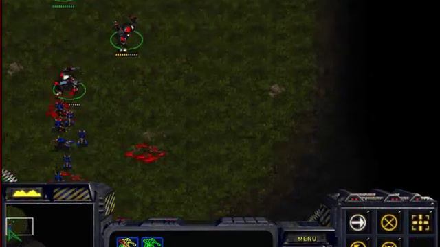 3 Goliaths Vs 20 Zerglings Stay Together Tactic смотреть онлайн