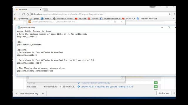 php_setting opcache.enable (Instalación - Moodle) смотреть онлайн