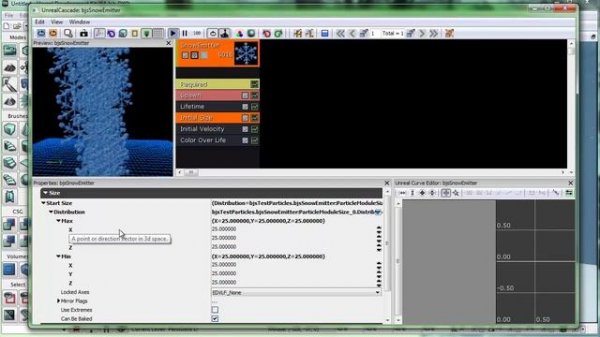 How to Make a Snowflake Particle System in UDK