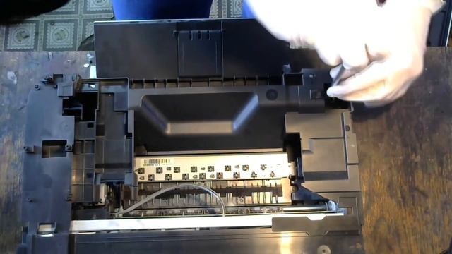 разборка принтера, замятие бумаги Canon MP250 смотреть онлайн