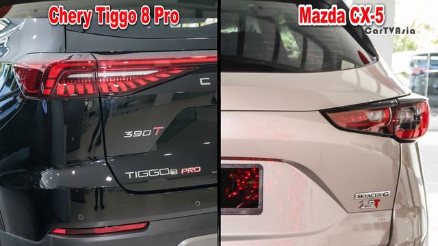 2024 Mazda CX-5 Compare Chery Tiggo 8 Pro смотреть онлайн