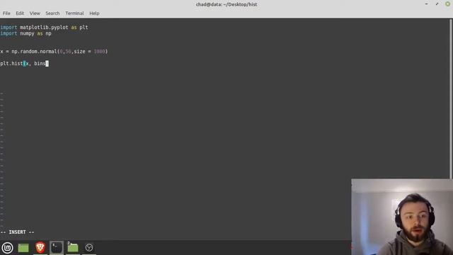 Histograms from scratch in python with matplotlib смотреть онлайн