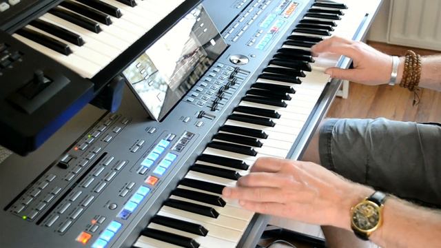 Abba - Gimme Gimme Gimme COVER on Yamaha Tyros 5 смотреть онлайн