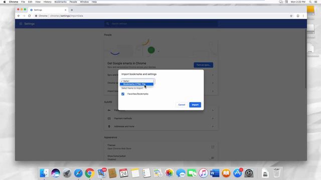 How to Import and Export Bookmarks from Safari to Google Chrome смотреть онлайн