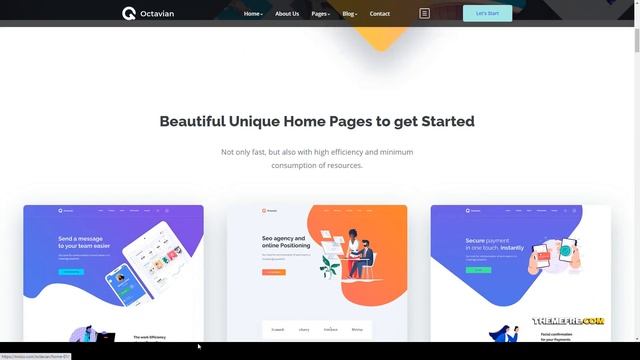 Octavian Creative Multipurpose WordPress Theme trainer saas Emiri смотреть онлайн