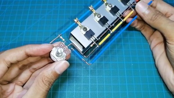 Simple voltage controller DIY, Make adjustable voltage regulator using MOSFET