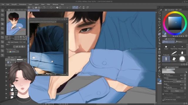 | Chen Feiyu /Чэнь Фэйюй | Тimelapse | Speedpaint | Clip Studio Paint