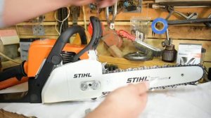 STIHL MS-180 запуск после зимы.